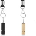 Double Tubes Outdoor Survival Whistle