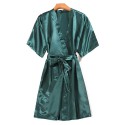 Imitation Silk Robe