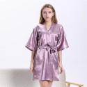 Imitation Silk Robe