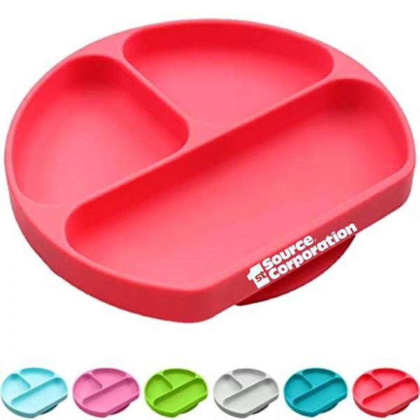 Baby Divided Silicone Plate