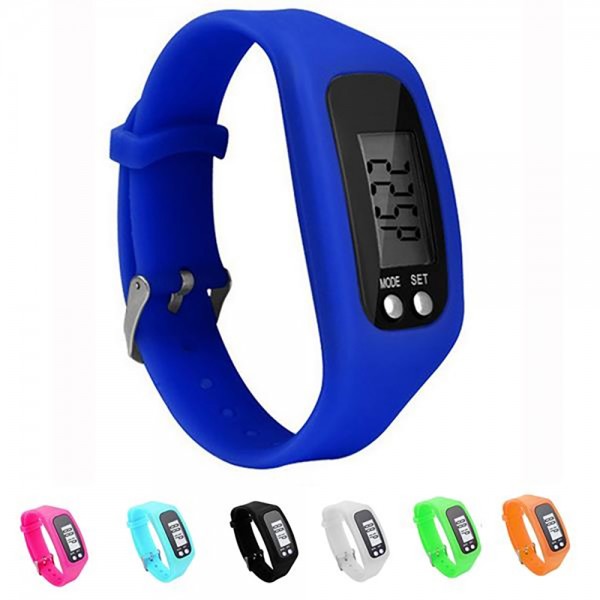 Silicone Pedometer Watch Calorie Counter