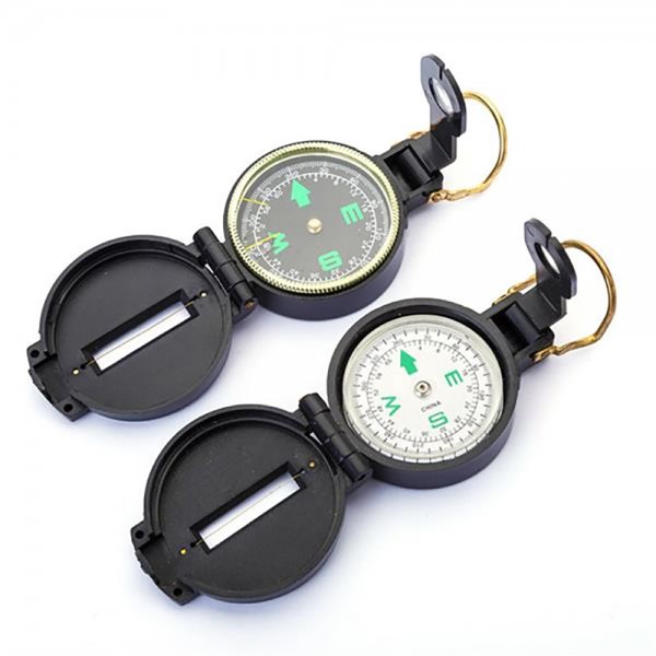 Trail Lensatic Compass With Hook