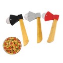 Axe Pizza Cutter W/ Bamboo Handle