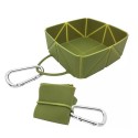 Silicone Collapsible Pet Bowl With Carabiner