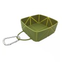 Silicone Collapsible Pet Bowl With Carabiner