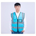 Reflective Safety Mesh Vest W/Zippered