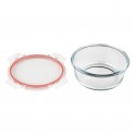 Round Glass Food Container