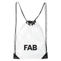 Clear Drawstring Bag