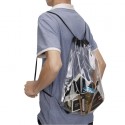 Clear Drawstring Bag