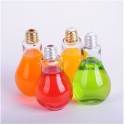 Light Bulb Shaped Glass Bottle