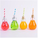 Light Bulb Shaped Glass Bottle