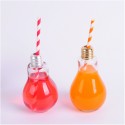 Light Bulb Shaped Glass Bottle