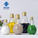 Light Bulb Shaped Glass Bottle