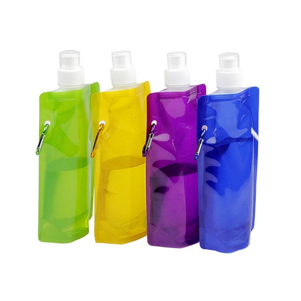 Collapsible Water Bottle with Carabiner