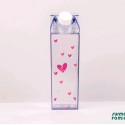 17 Oz Clear Portable Milk Carton