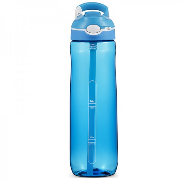 24 OZ Plastic Water Bottle with Scale