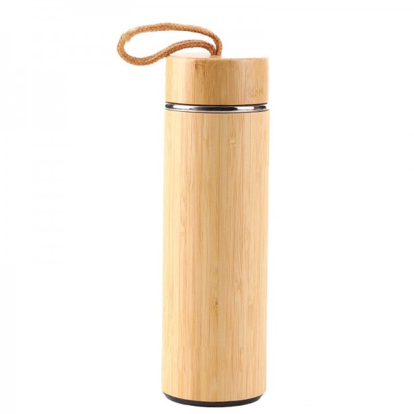 Bamboo Stainless Steel Vacuum Thermos