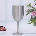 10oz Stainless Steel Wine Goblet with Lid