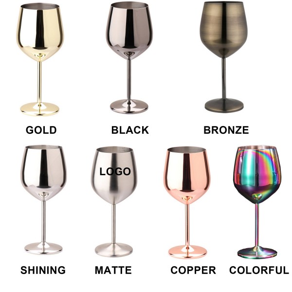 Stainless Steel Goblet Wine Cup