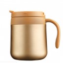 Double Wall Insulated Coffee Cup With Lid & Handle