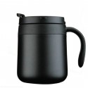 Double Wall Insulated Coffee Cup With Lid & Handle