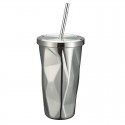 Dual Stainless Steel Short Glass