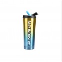 Double Wall 20 oz Coffee Cup Car Tumbler With Straw