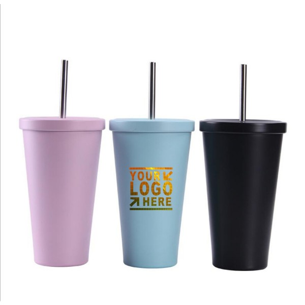 16oz Pastel Colored Tumblers with Lids