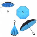 Reversible Inverted Umbrella With C-Shape Handle