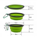 12OZ Silicone Pet Collapsible Dog Bowl