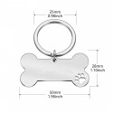 Stainless steel Pet ID Tag