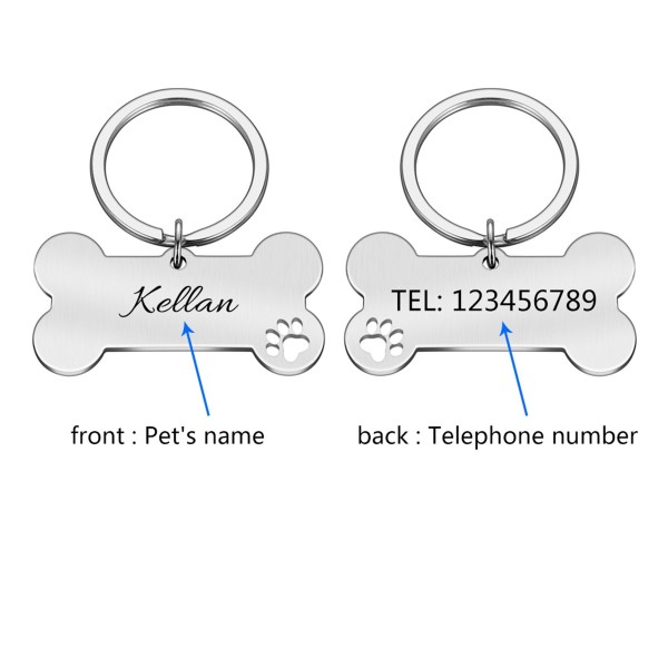 Stainless steel Pet ID Tag