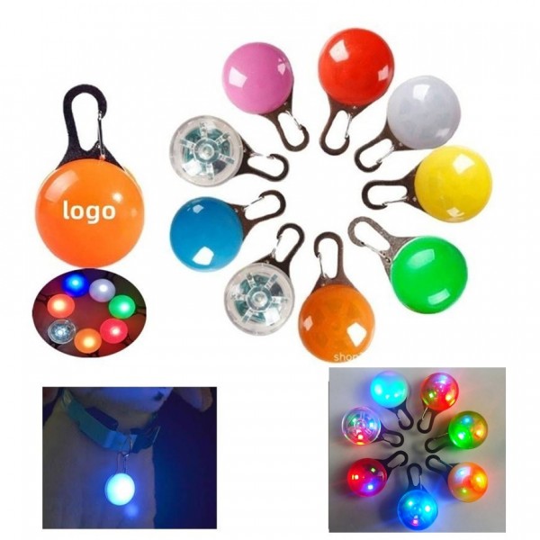 LED Flashing Light Pet Collar Pendant