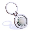 Circle Metal Spinner Promotional Key Tag