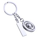 Circle Metal Spinner Promotional Key Tag