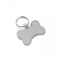 Bone Shaped Pet ID Tag Keychain