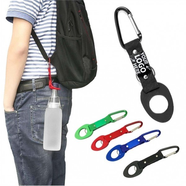 Carabiner Keyring w/ Bottle Holder