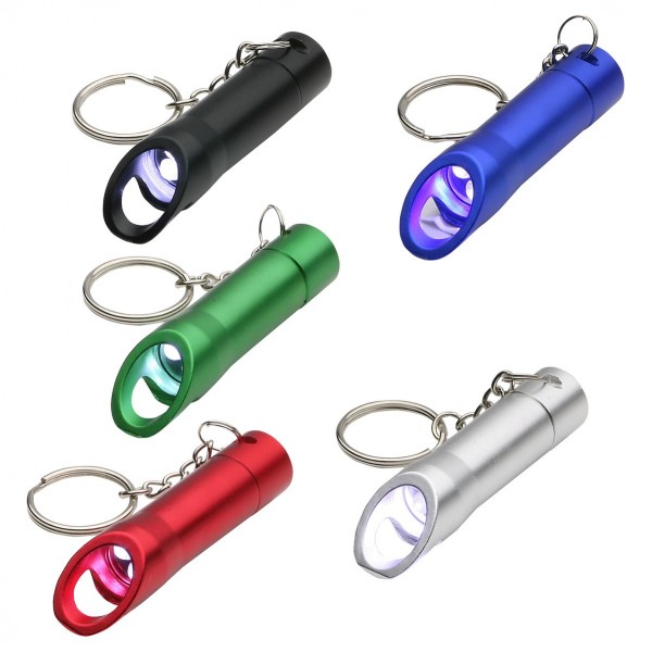 Aluminum LED Opener Key Chain