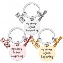 2022 Stainless Steel Graduation Season Keychain