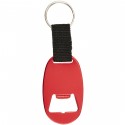 Oval Aluminum Bottle Opener w/ Key Ring