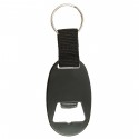 Oval Aluminum Bottle Opener w/ Key Ring