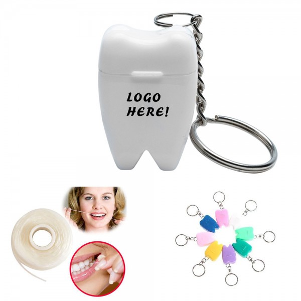 Dental Flosses w/ Keychain