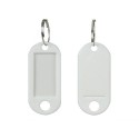 Writable Plastic Luggage Lable Key Tag With Ring Colorful