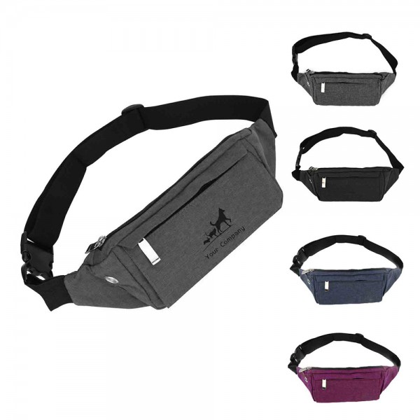 3 Zipper Pocket Fanny Pack