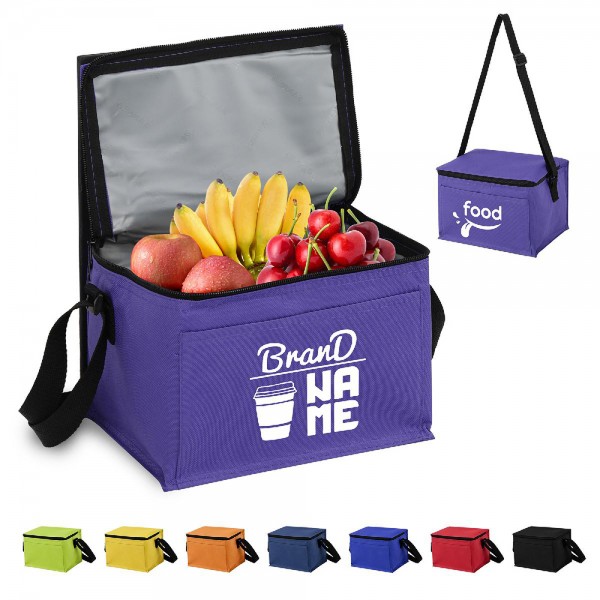 Insulated Cooler Bag With Front Pocket