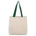 Cotton Tote Bag With Contrast Handles