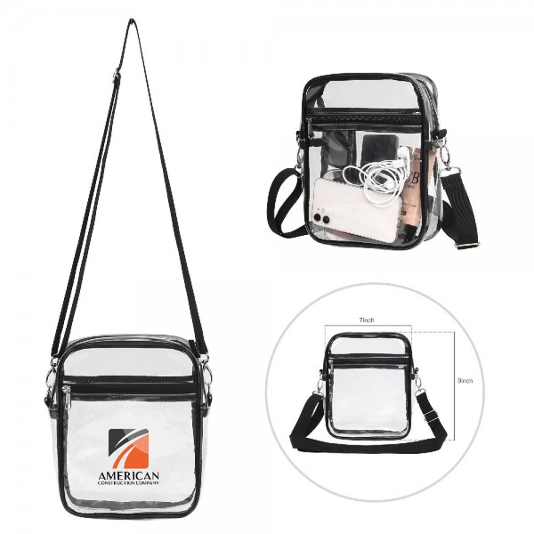 Clear PVC Waterproof Shoulder Bag