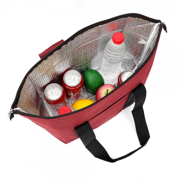 Collapsible Zipper Cooler Tote