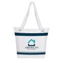 Cotton Canvas Tote Bag With Long Mope Handles