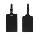 Flip Open PU Leather Luggage Tag